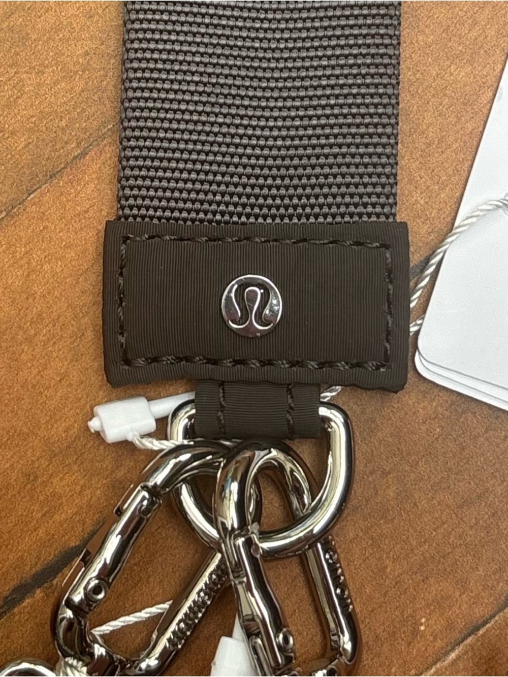 NWT Lululemon Dual Pouch Wristlet *Glitter In Dark Silver/Graphite Grey - Picture 5 of 8